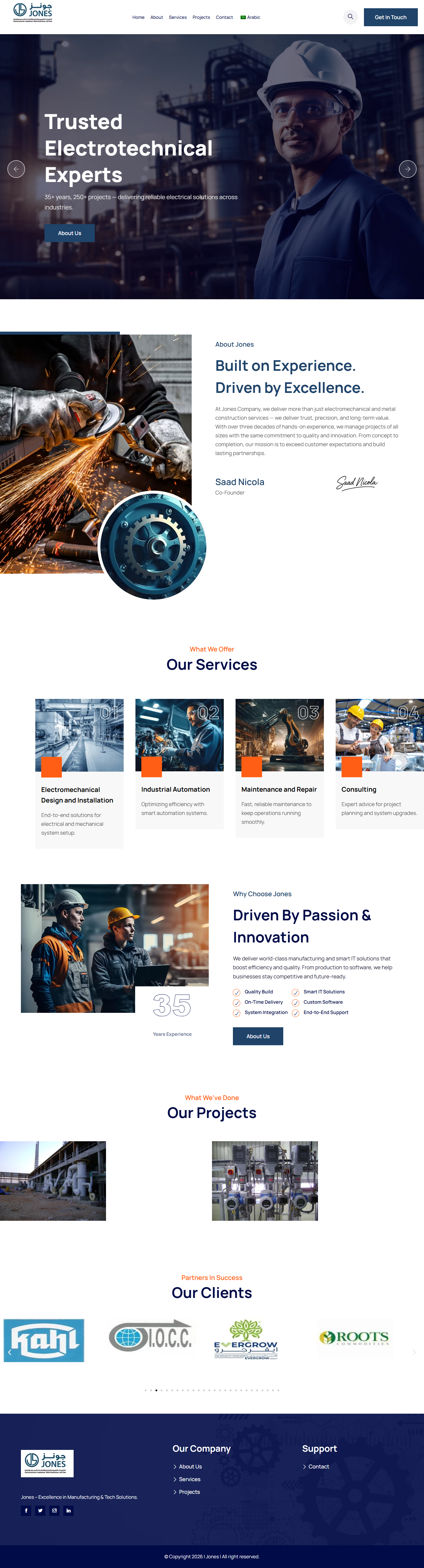 Jones EG Website