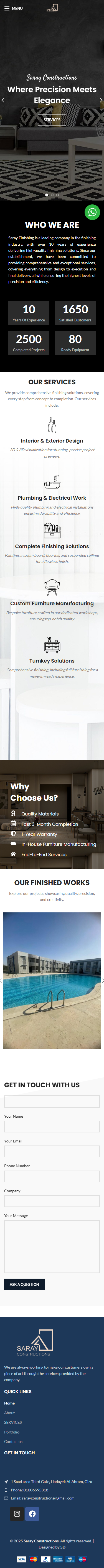 Saray Constructions Mobile